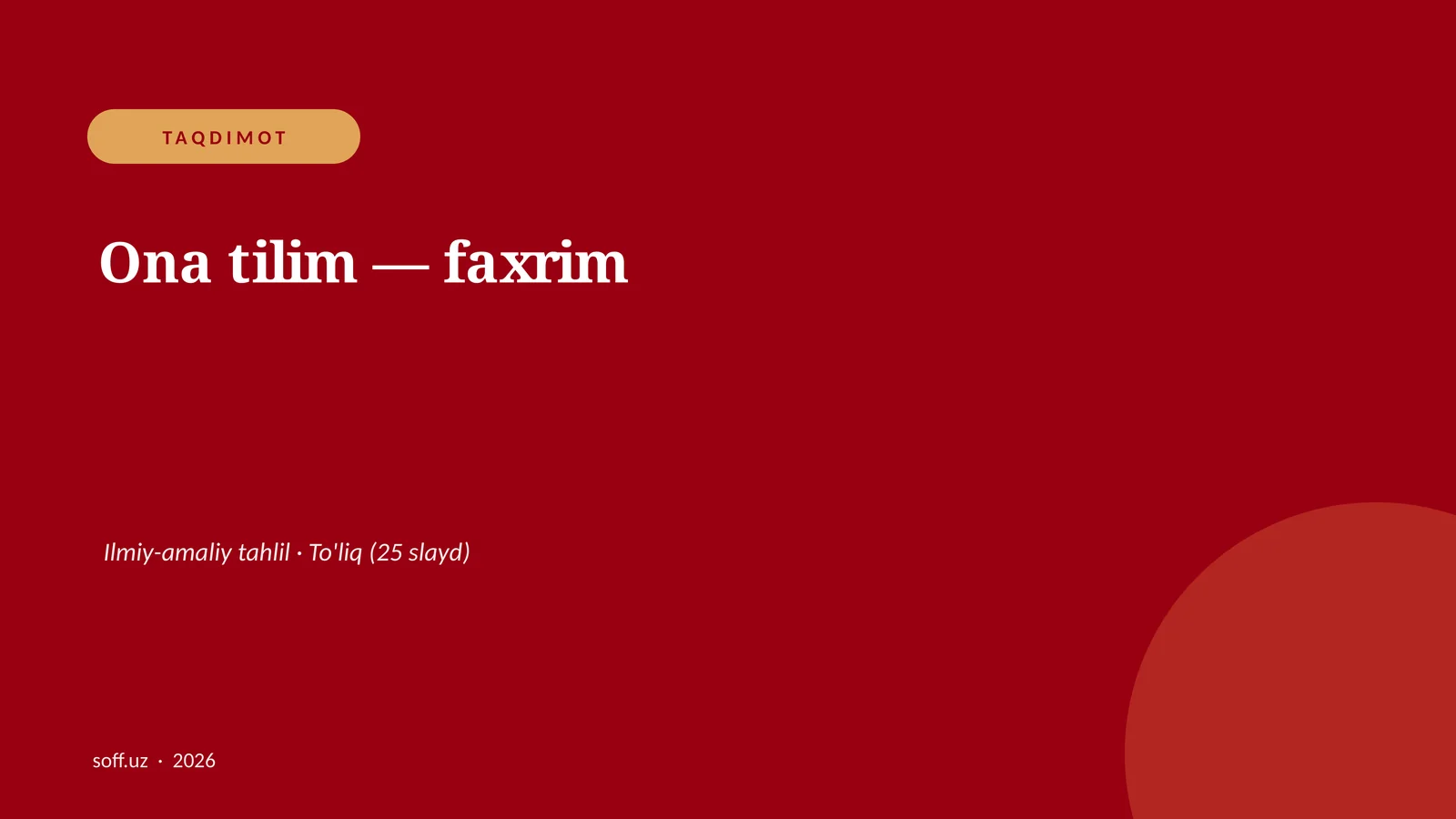 Product slide 1