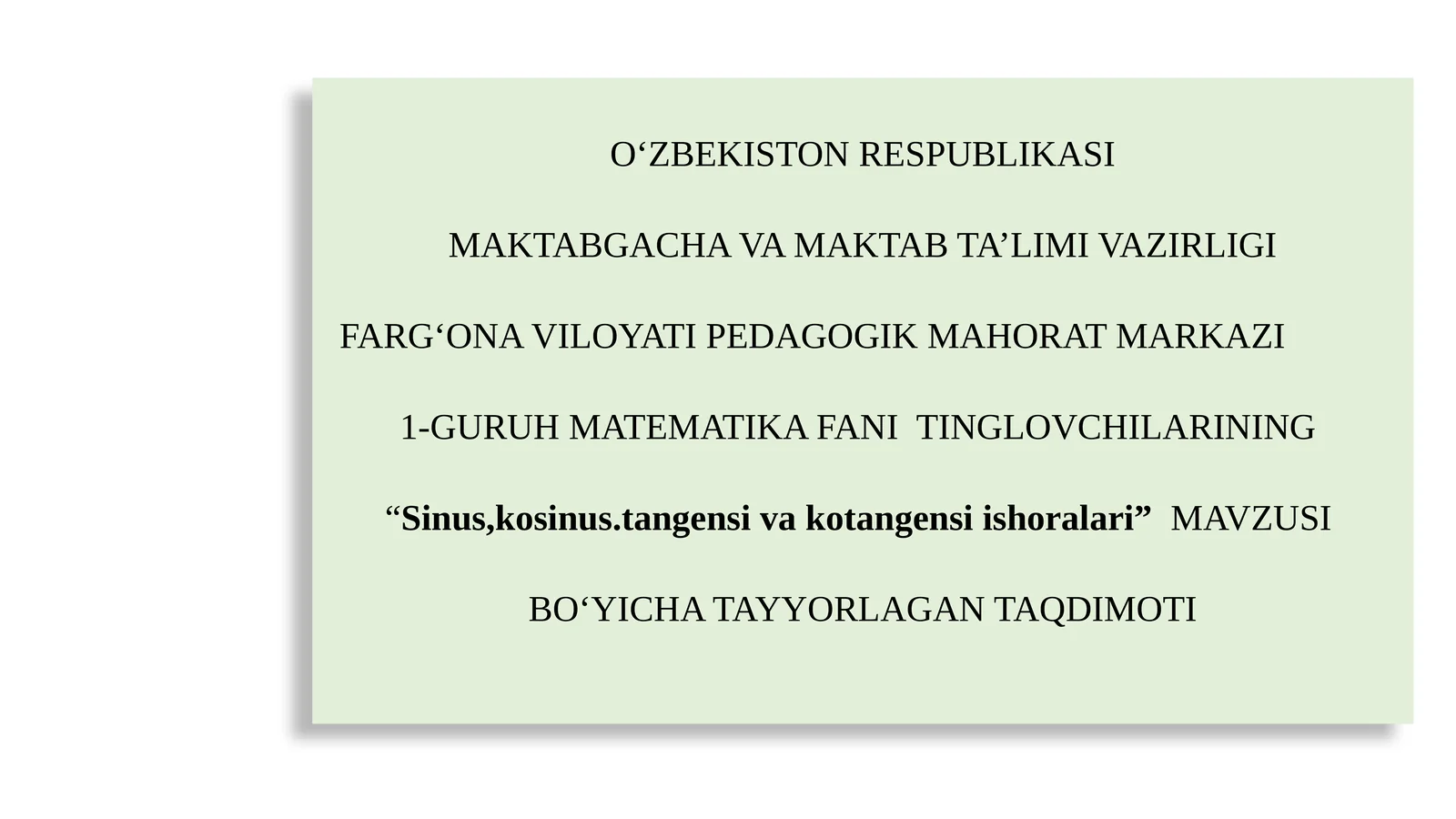 Product slide 1
