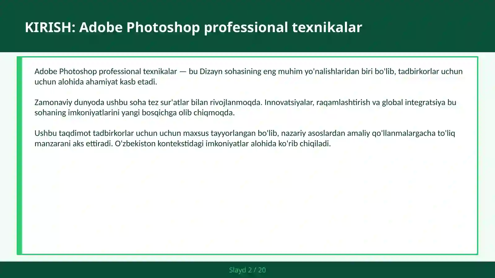 Product slide 2
