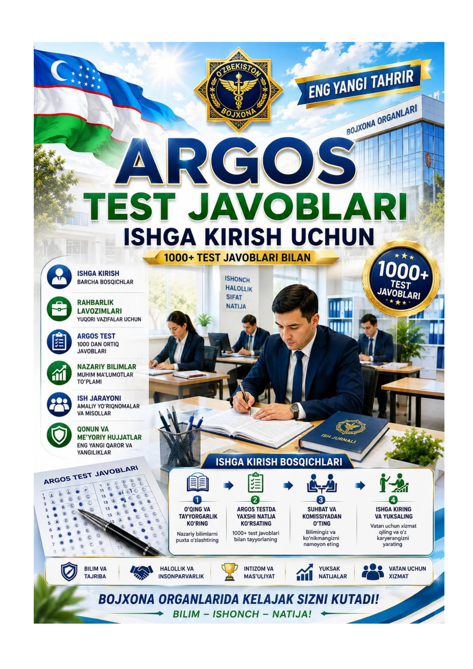 Argos test javoblari yangi tahrir