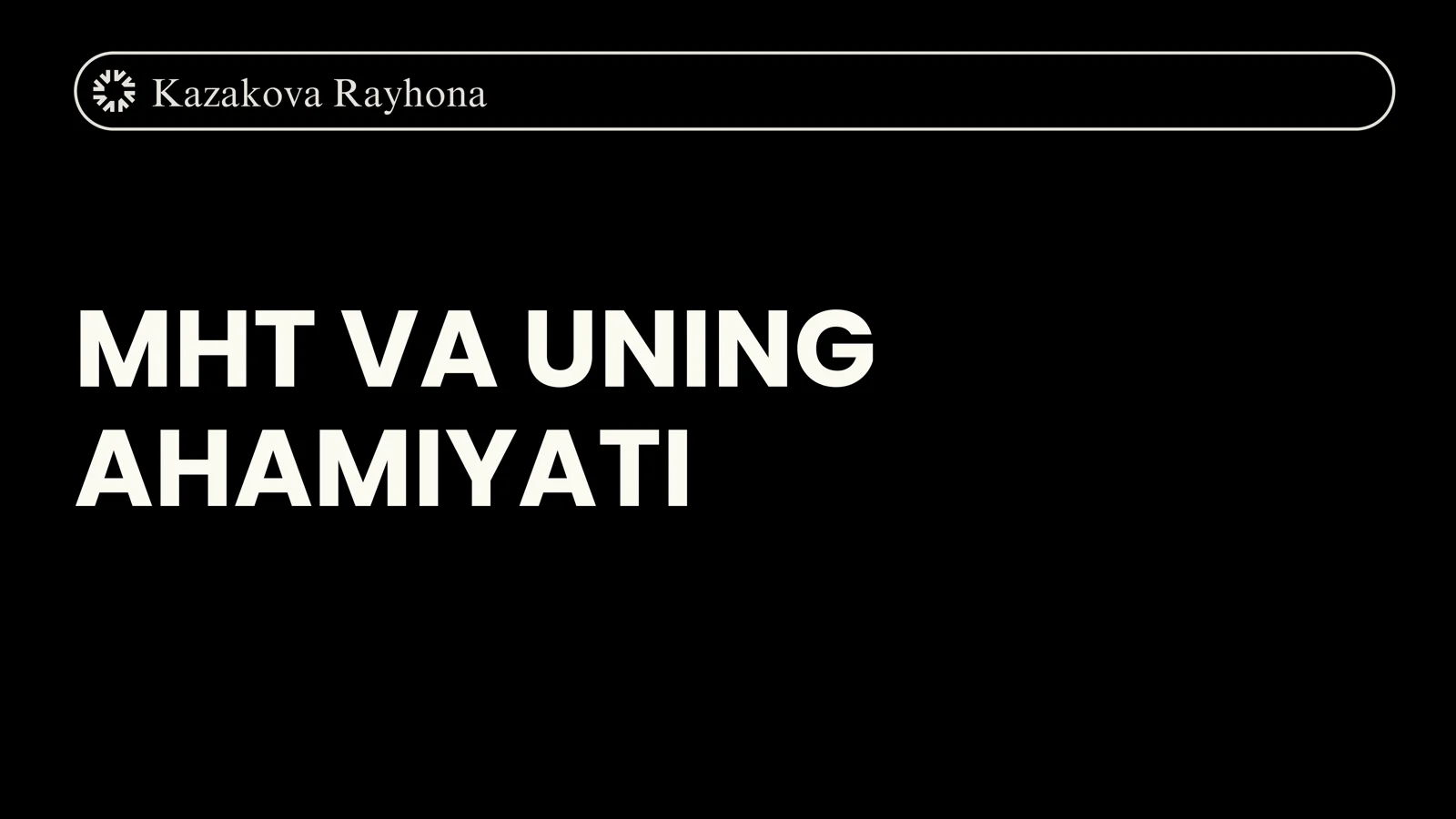 Milliy Hisoblar Tizimi Va Ahamiyati