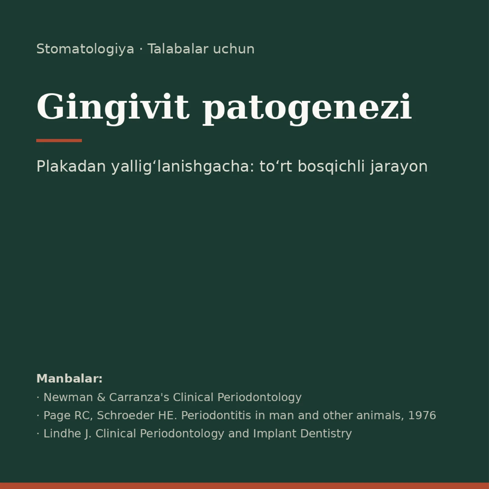 Gingivit patogenezi.