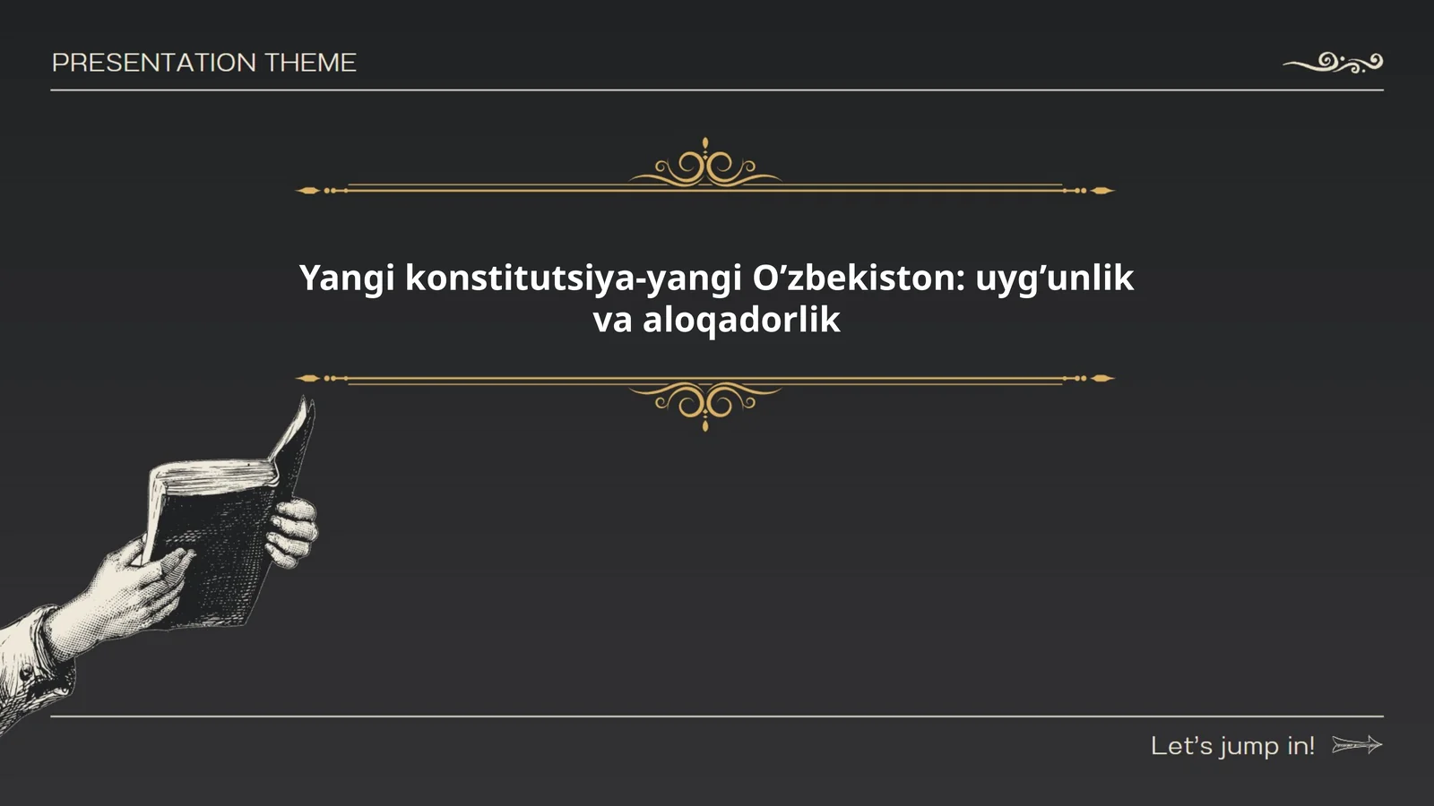 Yangi konstitutsiya-yangi O’zbekiston: uyg’unlik va aloqadorlik