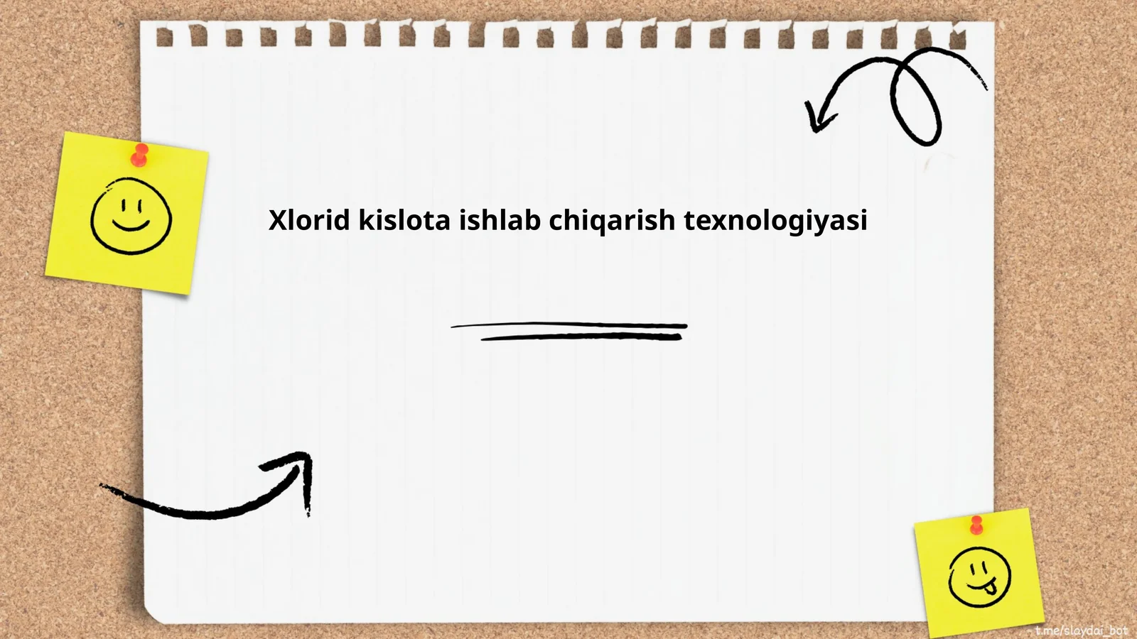 Xlorid kislota ishlab chiqarish texnologiyasi