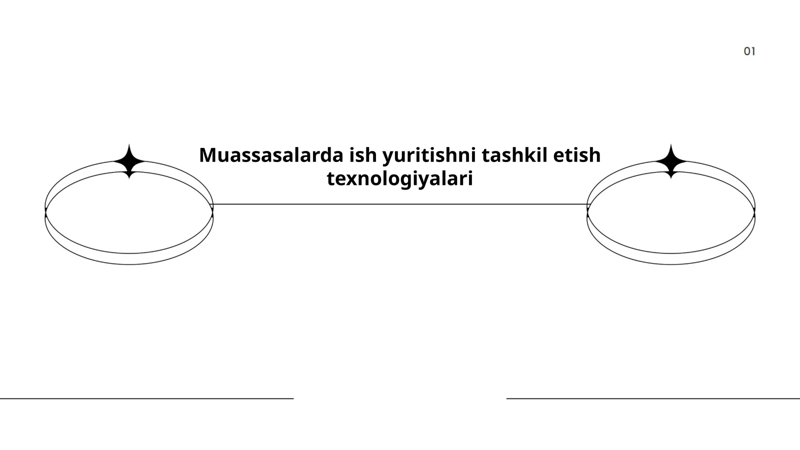 Muassasalarda ish yuritishni tashkil etish texnologiyalari