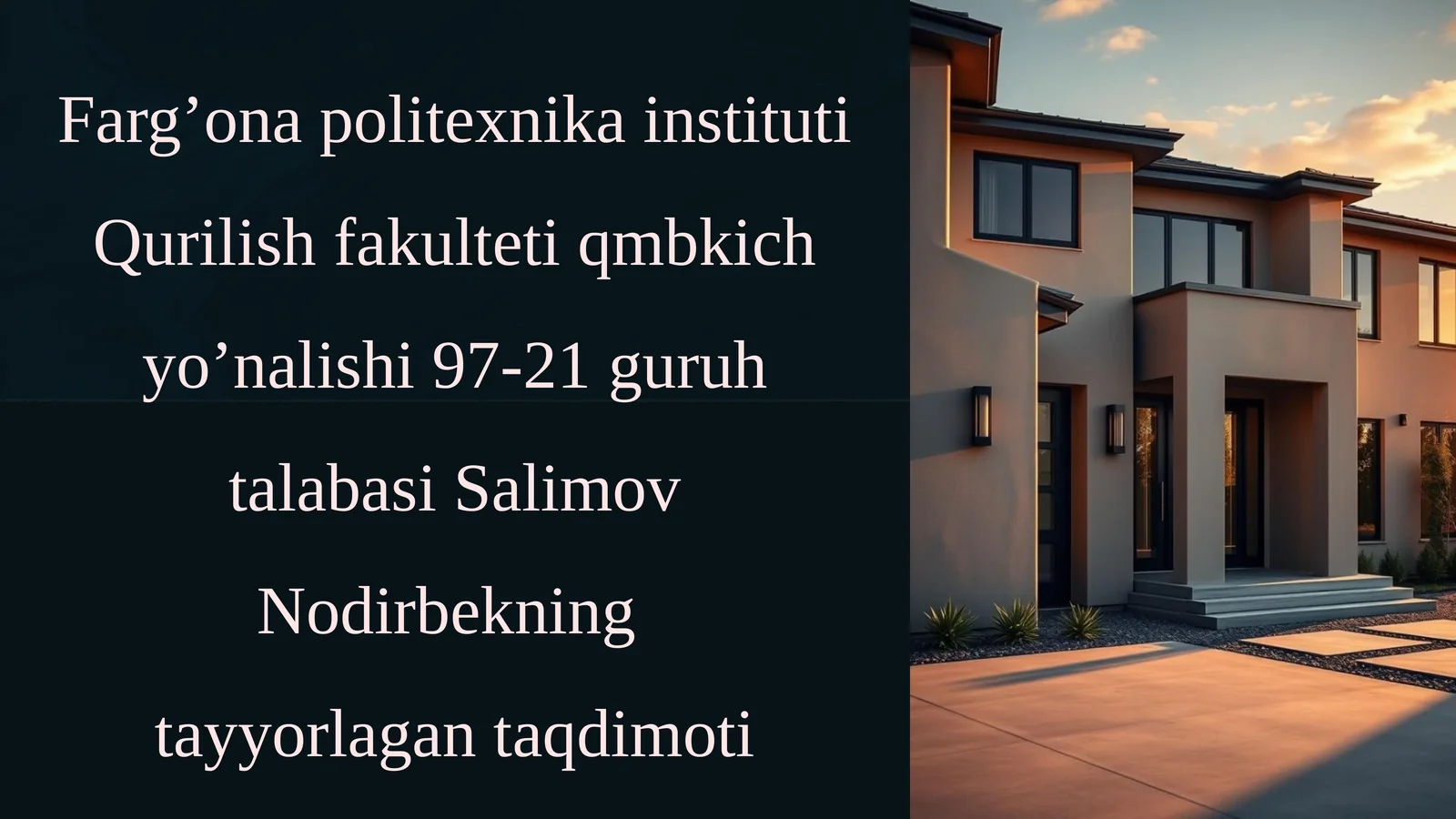 Pardozlash va issiqlik izolyatsiyasi: Materiallar va xossalari
