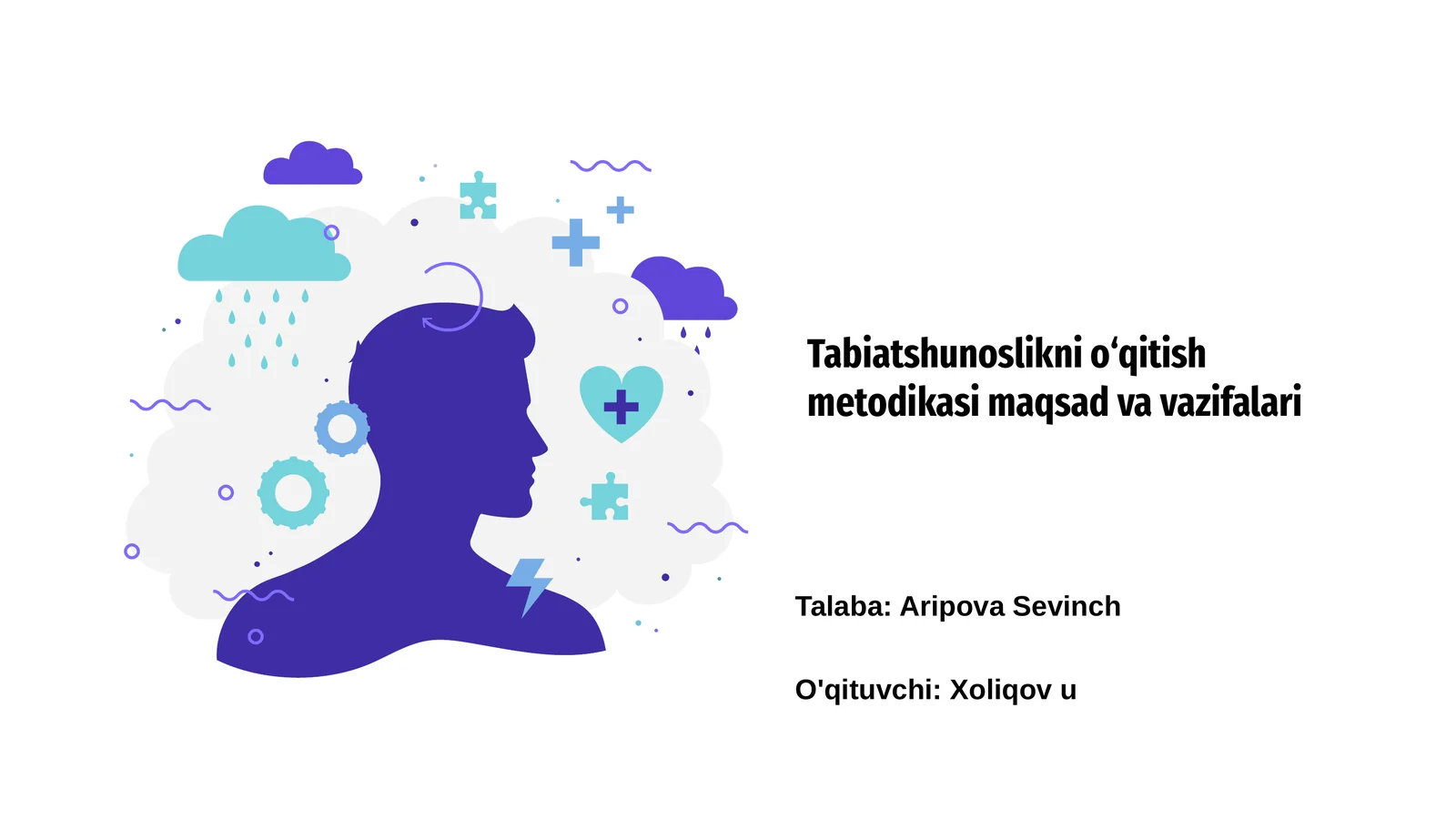 Tabiatshunoslikni o‘qitish metodikasi maqsad va vazifalari