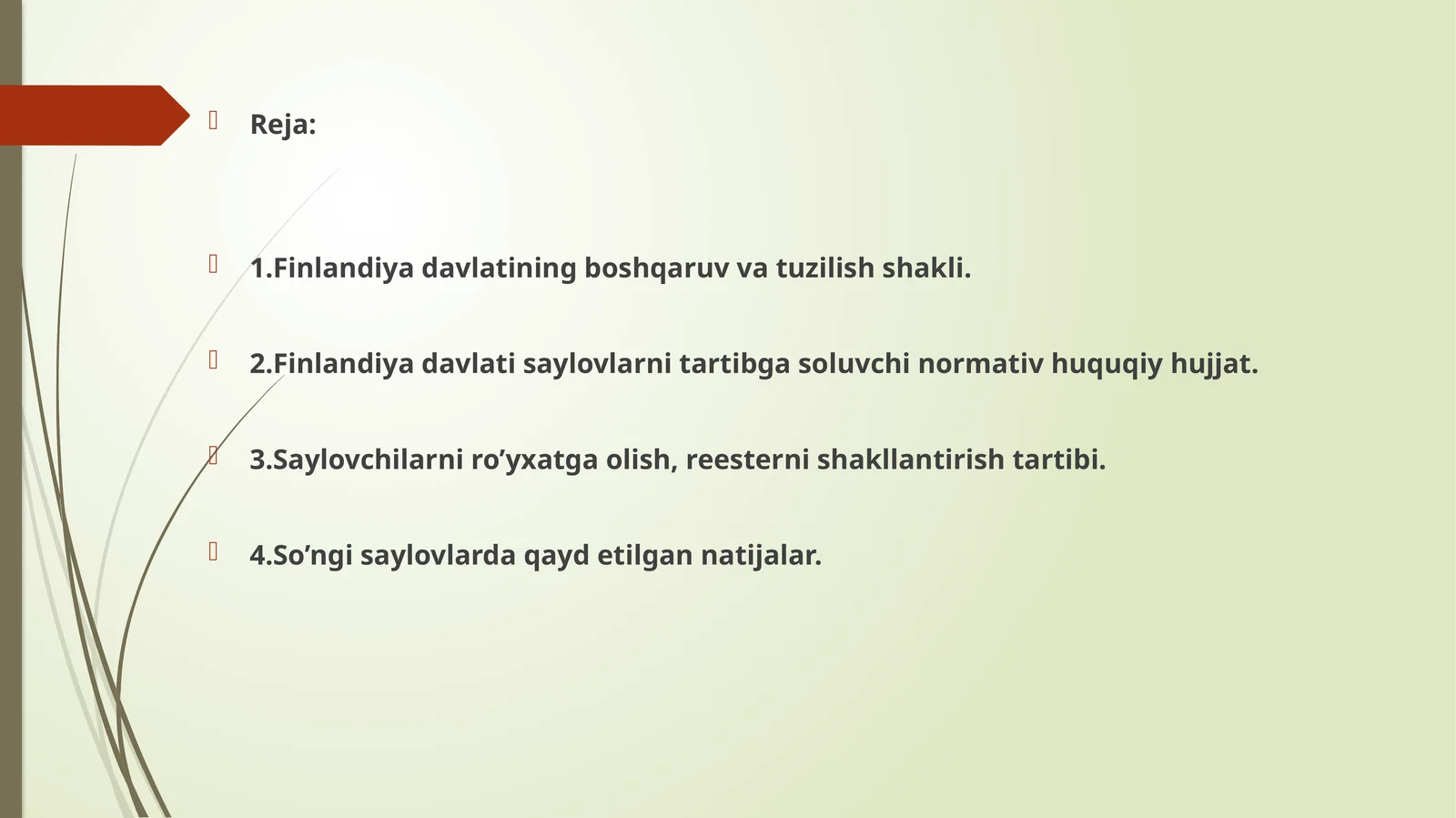 Finlandiya davlatining ijtimoiy siyosati