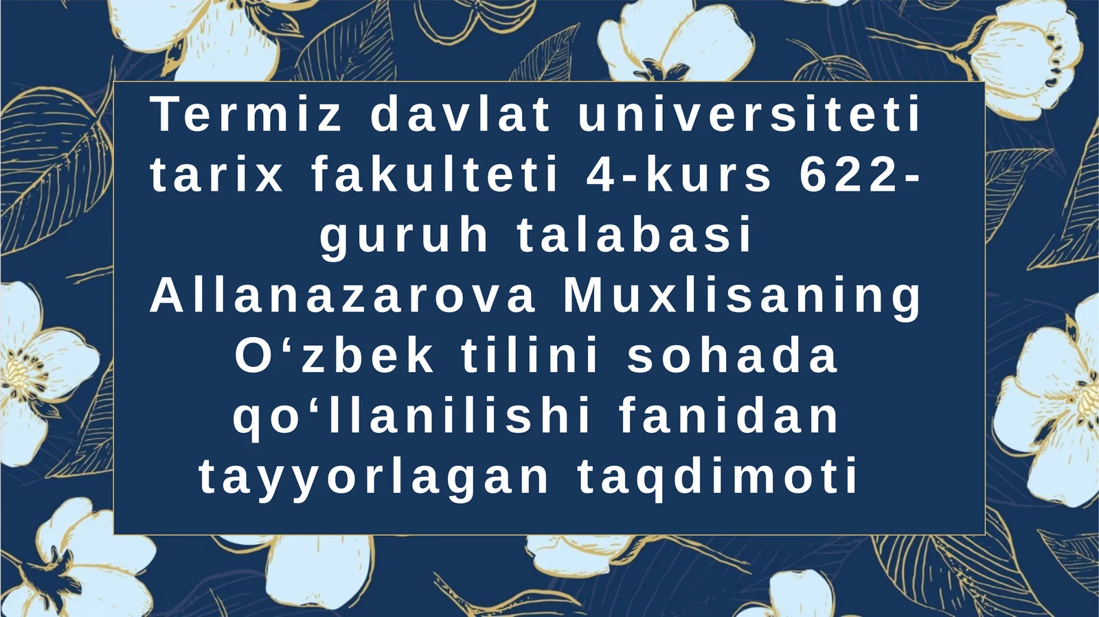 Oʻzbek hujjatchiligi tarixi va rivojlanishini