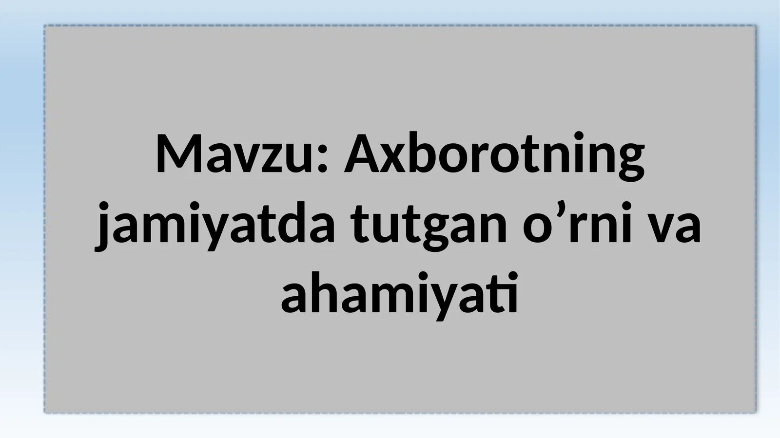 Mediasavodxonlik