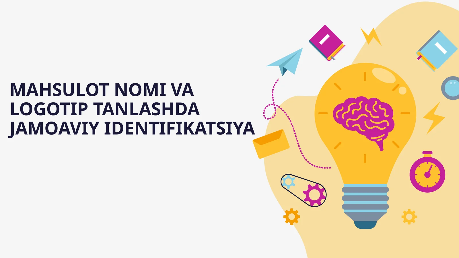 `MAHSULOT NOMI VA LOGOTIP TANLASHDA JAMOAVIY IDENTIFIKATSIYA.