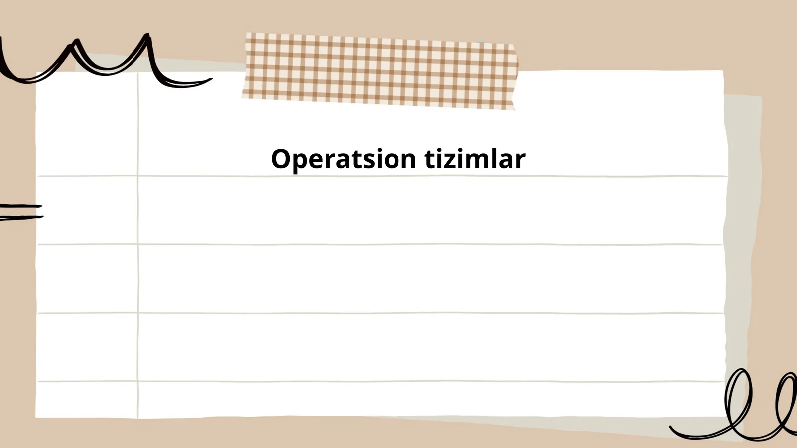 Operatsion tizimlar