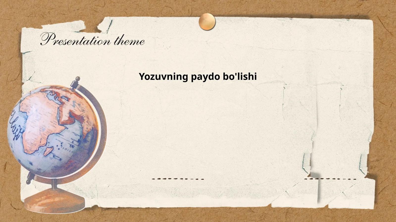 Yozuvning paydo bo'lishi