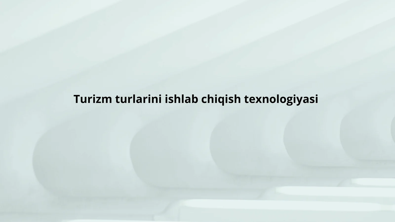 Turizm turlari