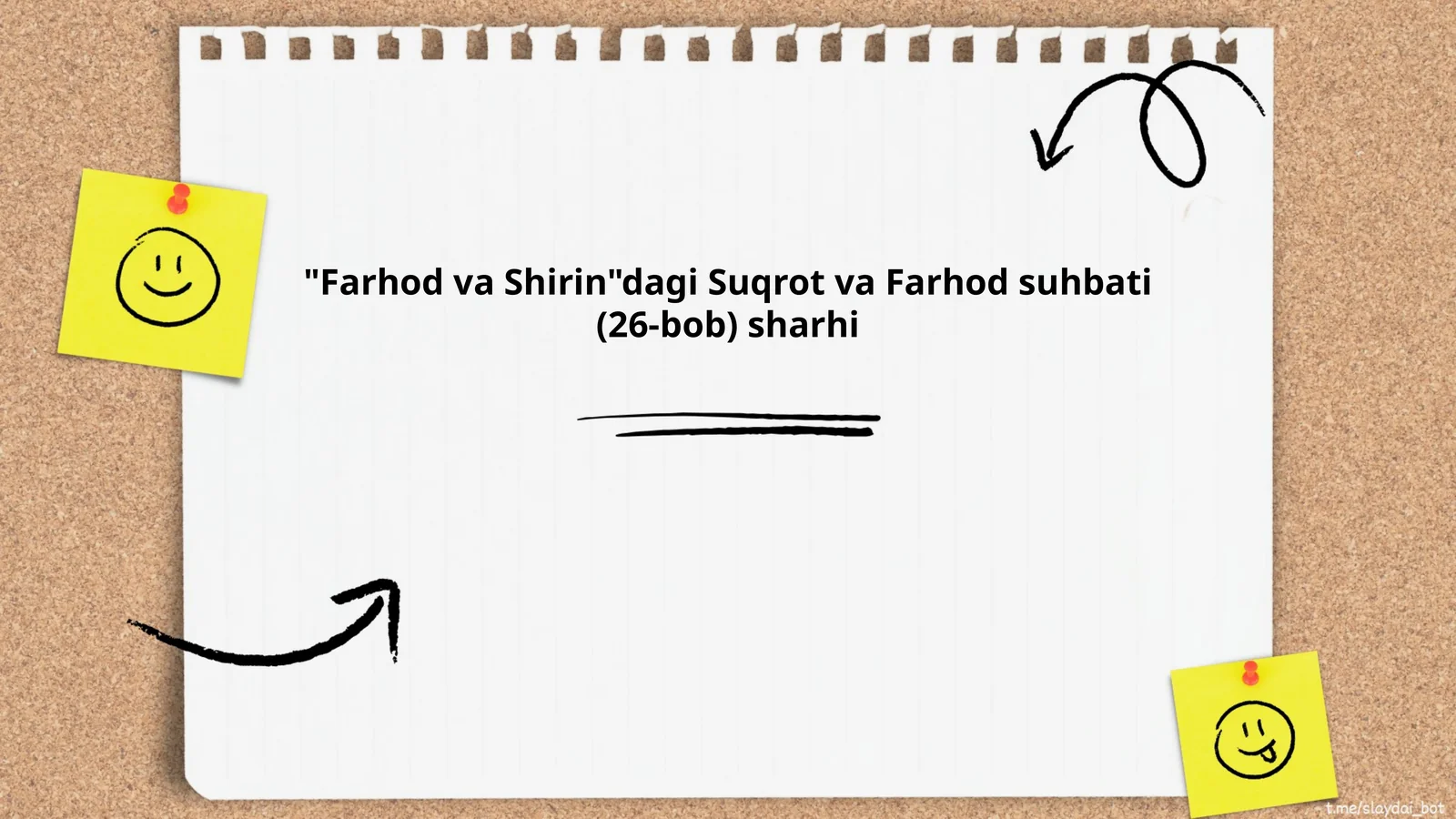 "Farhod va Shirin"dagi Suqrot va Farhod suhbati (26-bob) sharhi