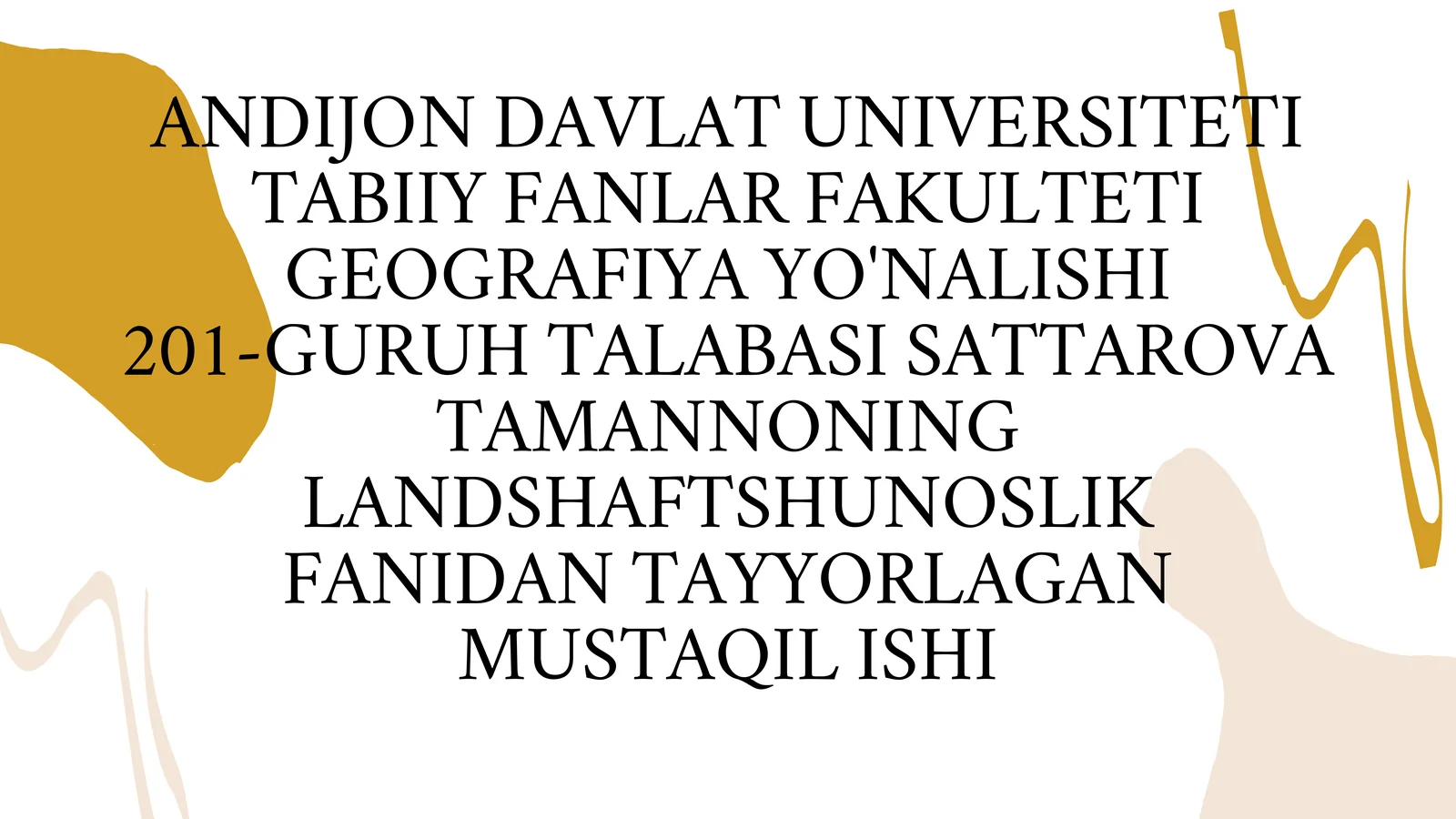 Antropogen landshaftlarni shakllanishi va rivojlanishi