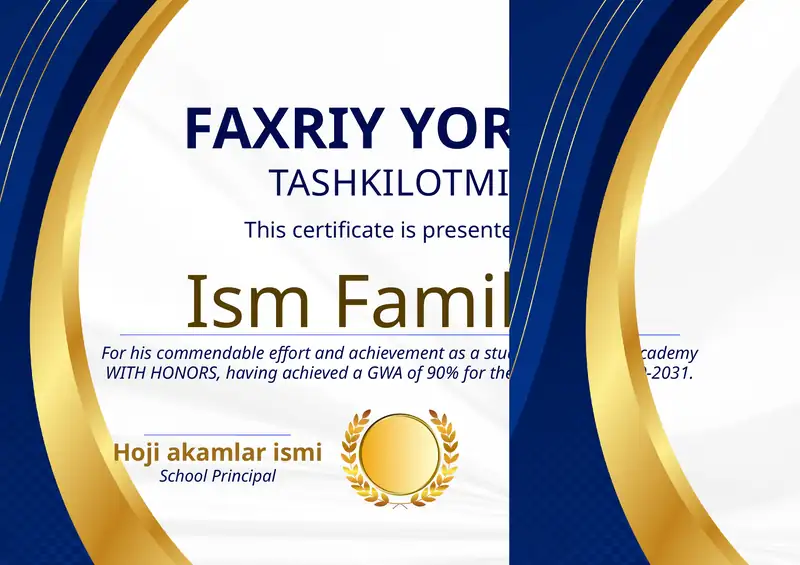FAXRIY YORLIQ