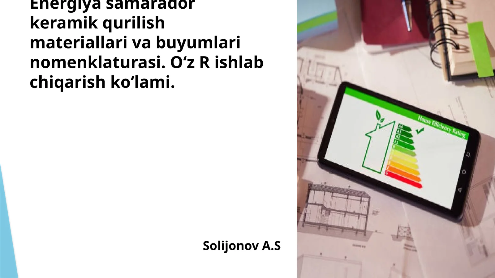 Energiya samarador keramik materiallari
