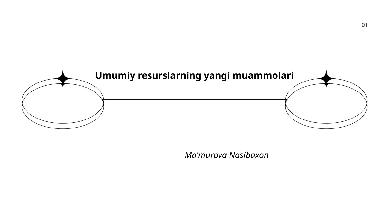 Umumiy resurslarning yangi muammolari