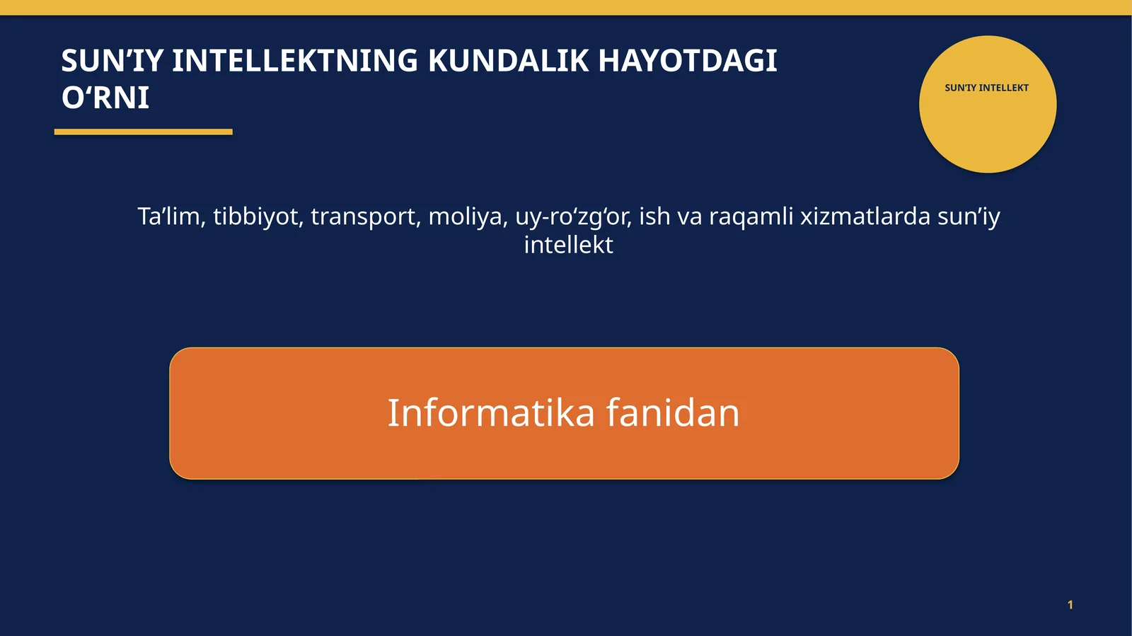 suniy intelekt IT