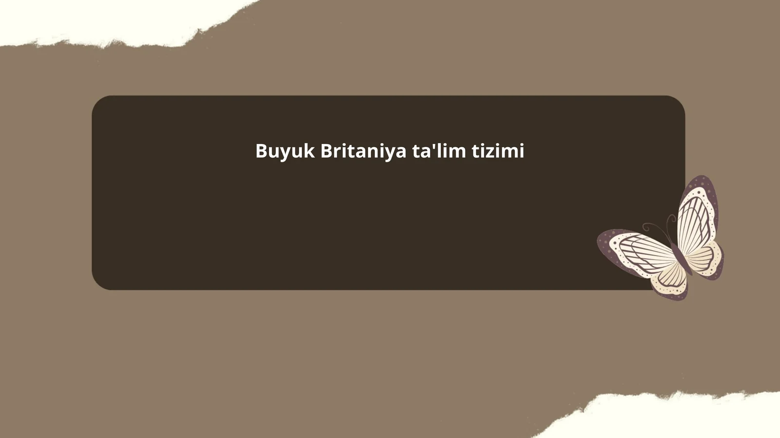 Buyuk Britaniya ta'lim tizimi