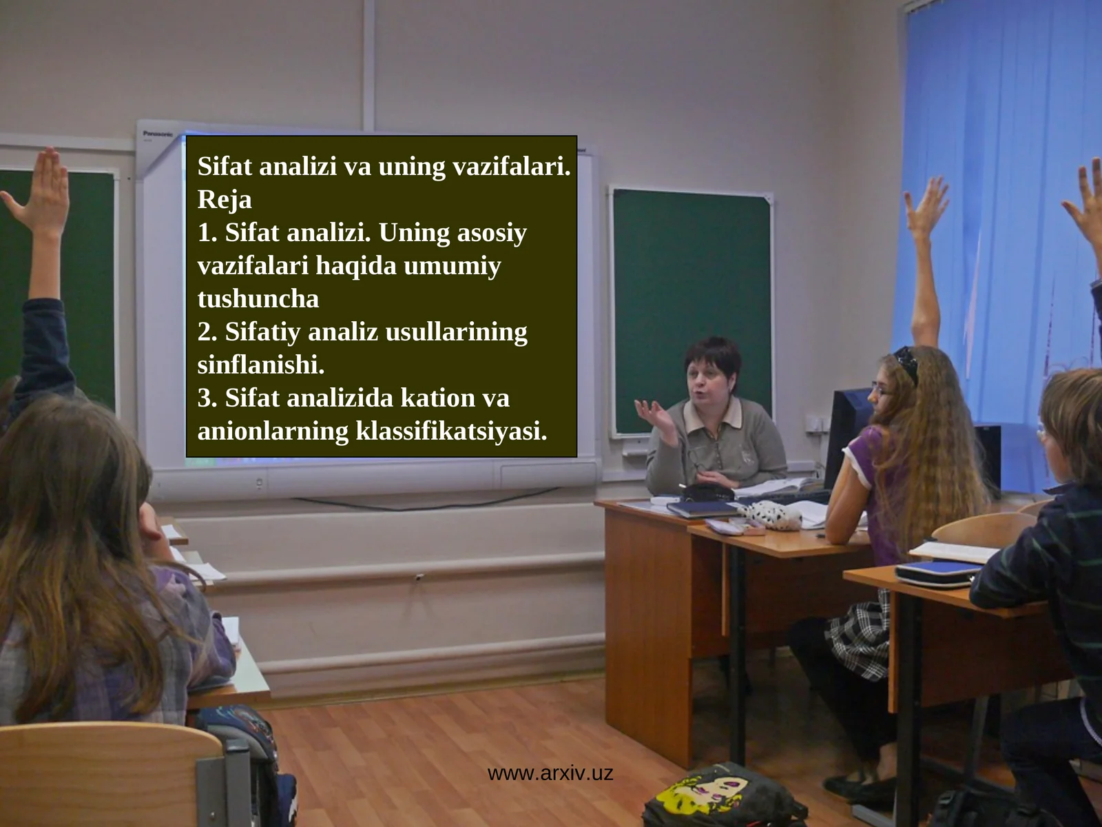 Sifat analizi va uning vazifalari