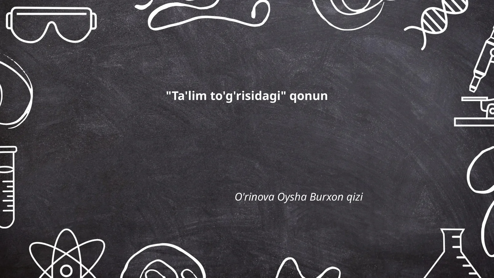 Ta'lim tizimini rivojlantirish