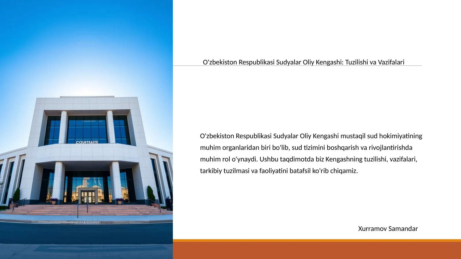 O'zbekiston Respublikasi Sudyalar Oliy Kengashi: Tuzilishi va Vazifalari