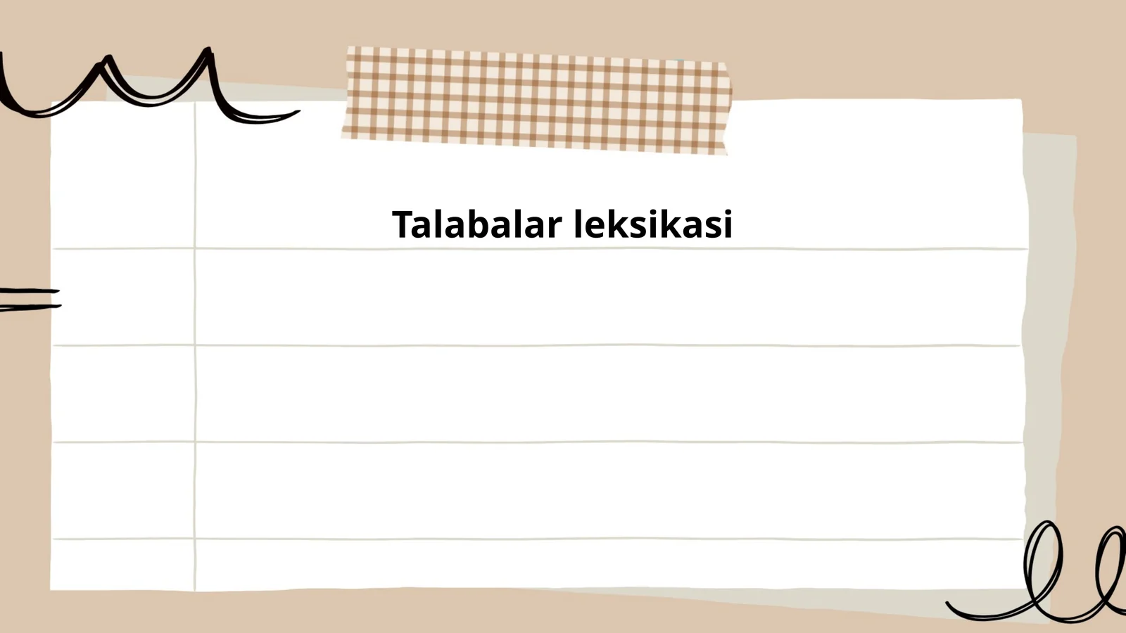 Talabalar leksikasi