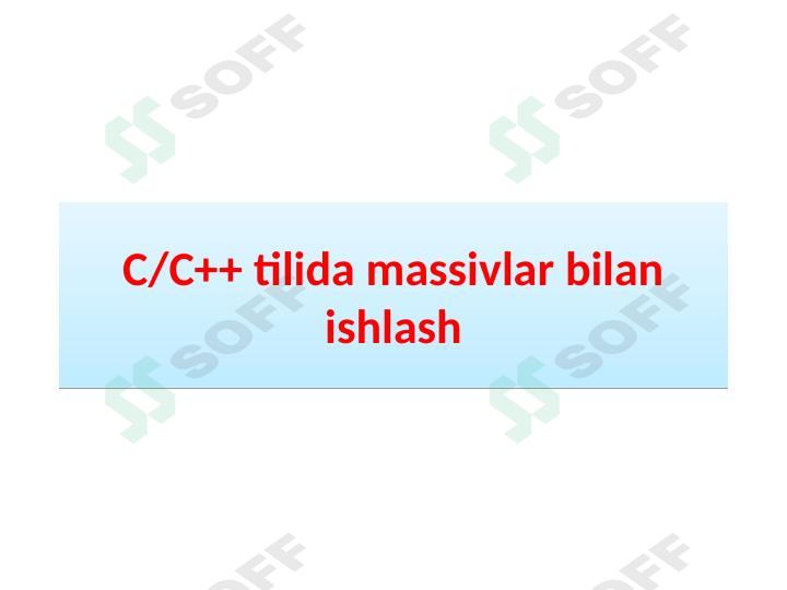 Product slide 1