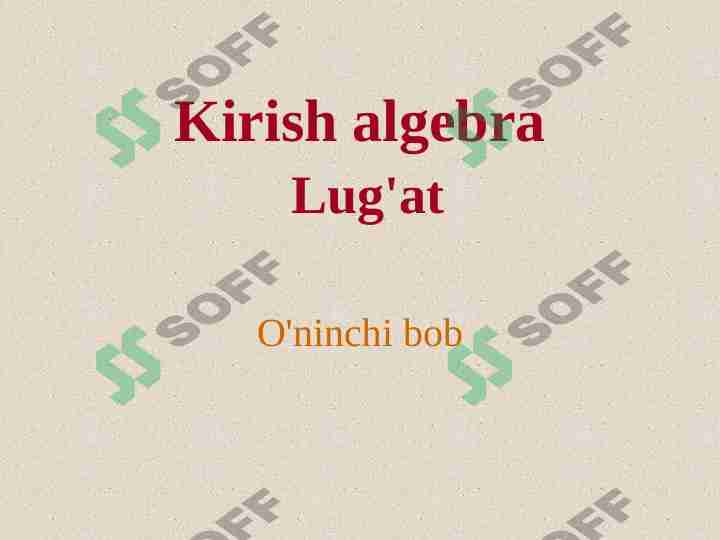 Product slide 1