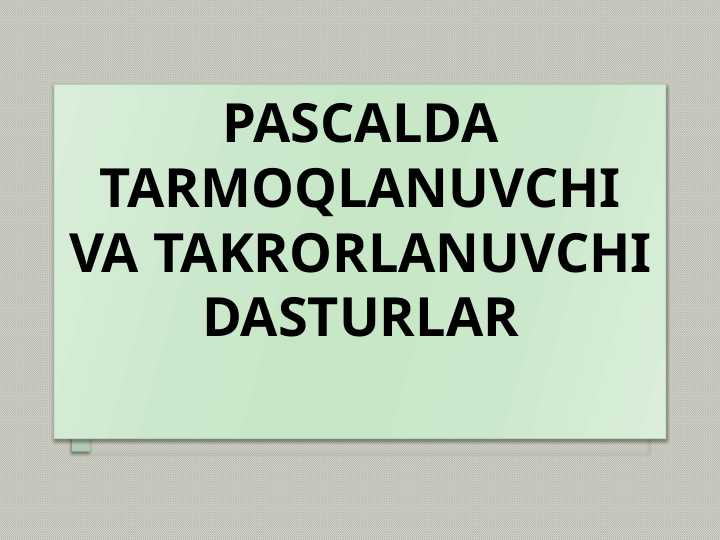 Product slide 1