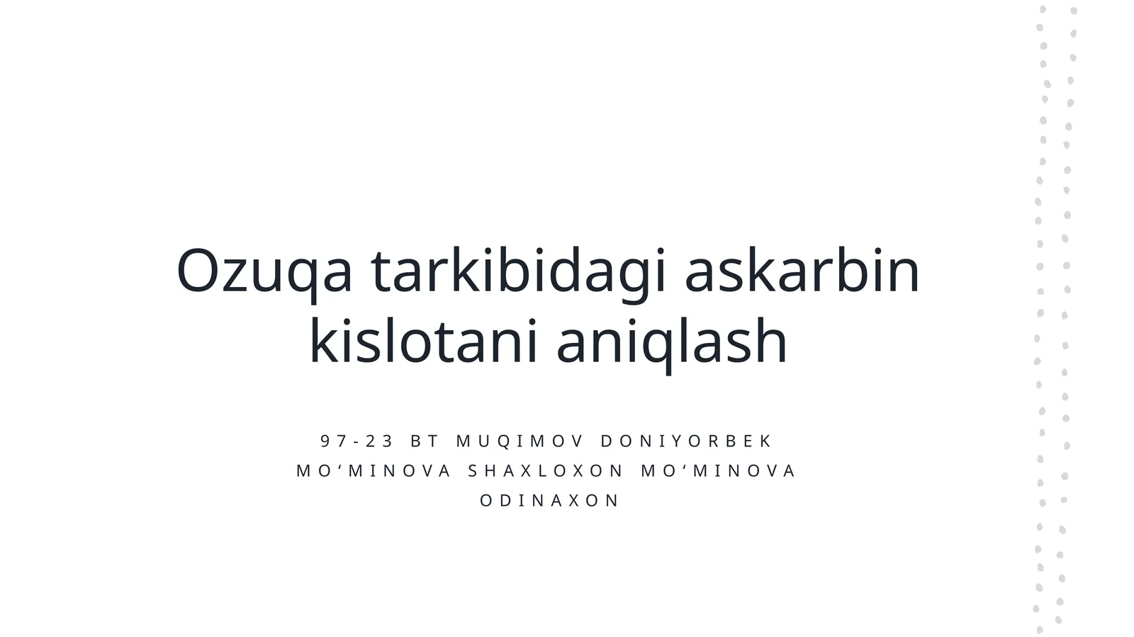 Product slide 1