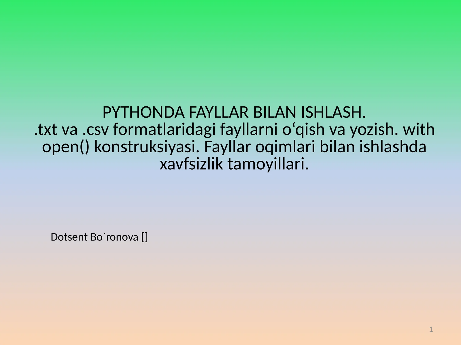 Product slide 1