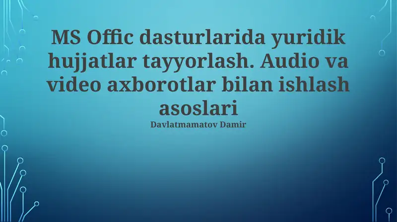 Product slide 1