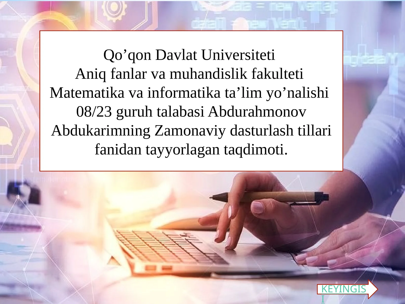Product slide 1