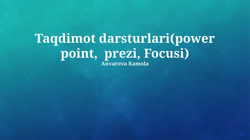 Product slide 1