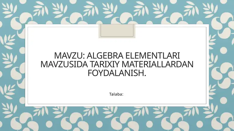 Product slide 1