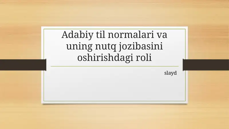 Product slide 1