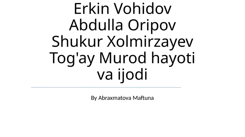 Product slide 1