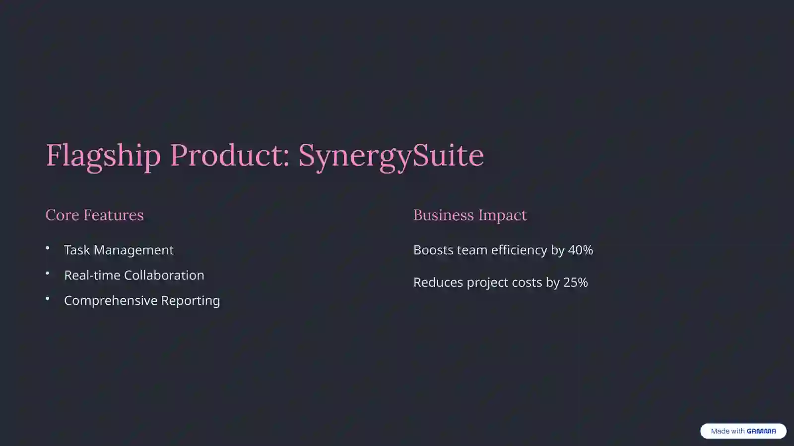 Product slide 2
