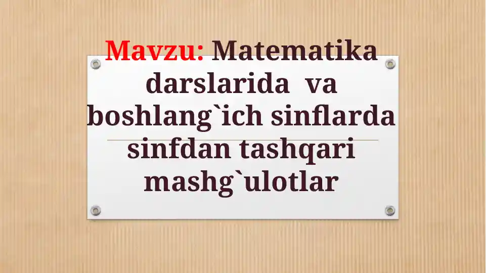 Product slide 1