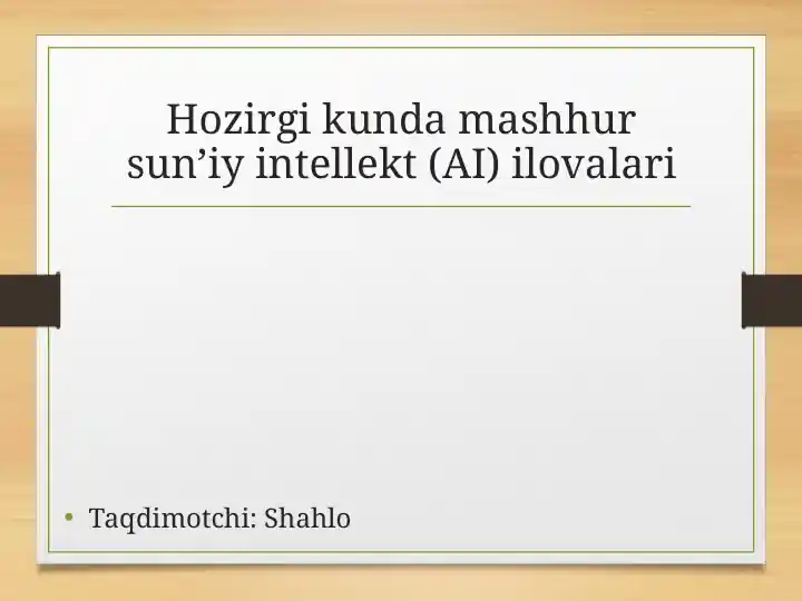 Product slide 1