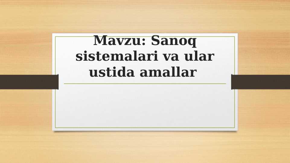 Product slide 1