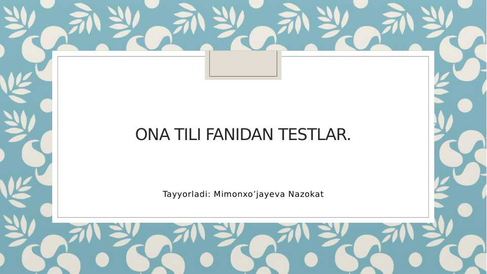 Product slide 1
