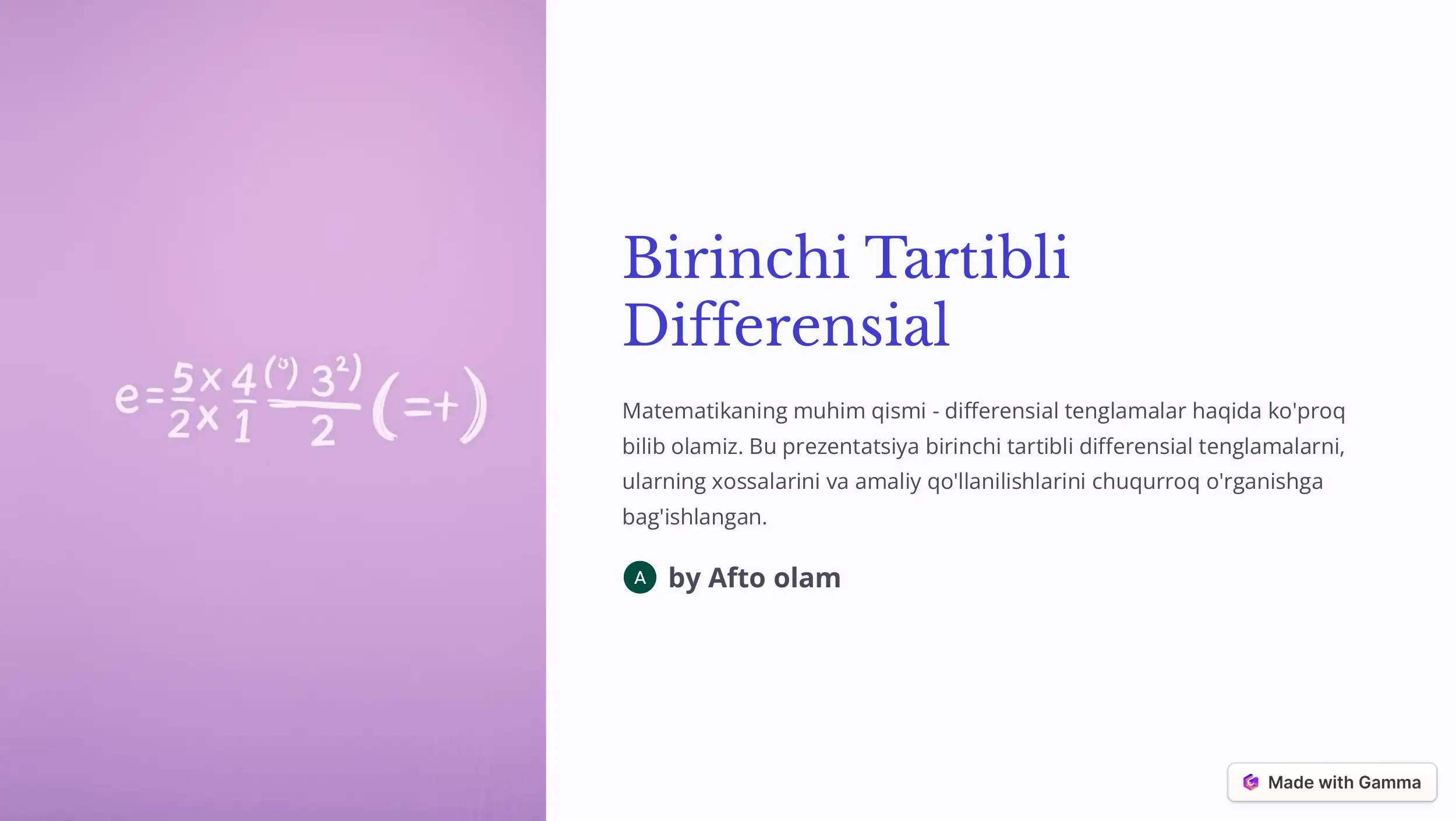Product slide 1