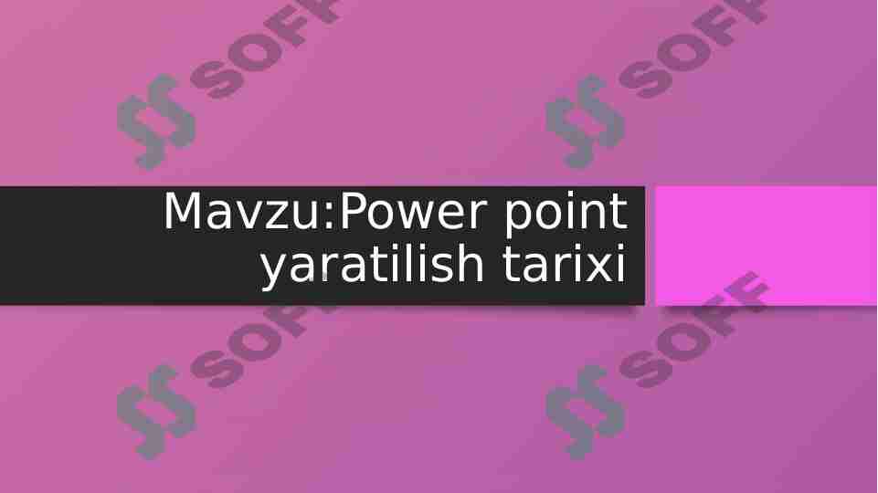 Product slide 1