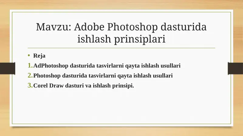 Product slide 1