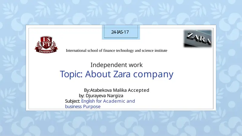 Product slide 1
