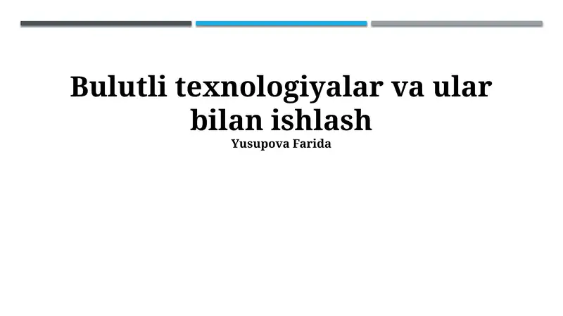 Product slide 1